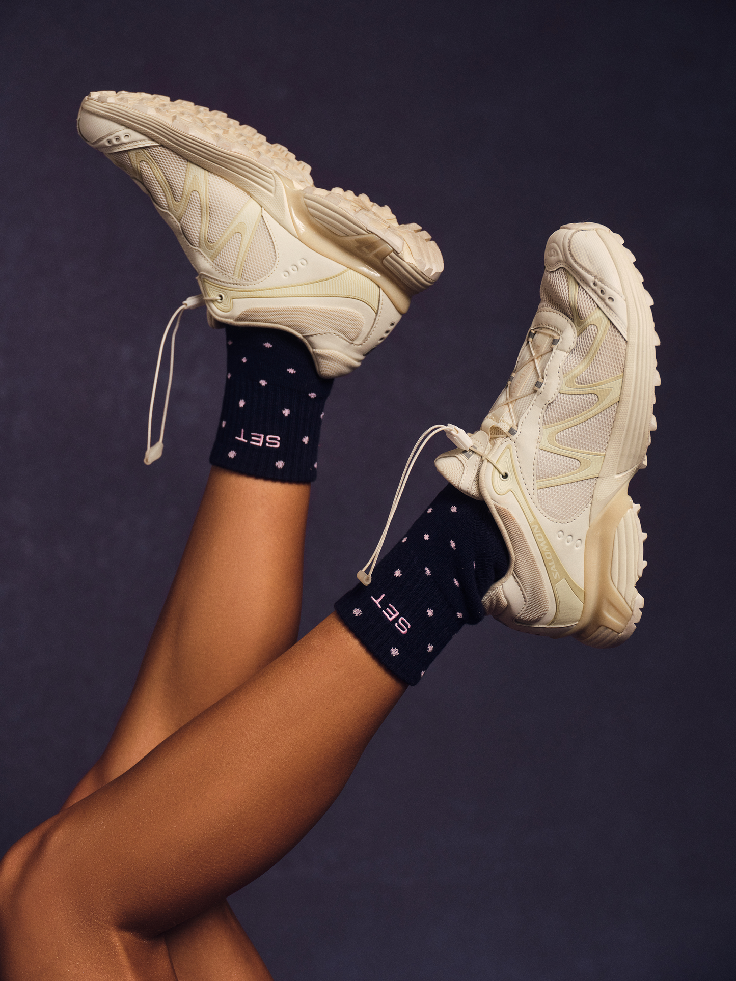 SET Polka Dot Shorty Socks(3 colors)