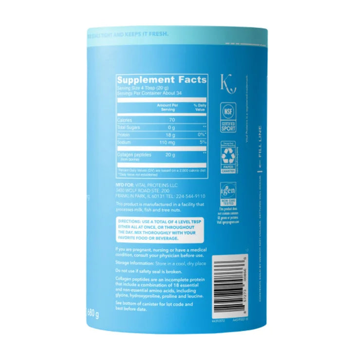 Vital Proteins Collagen Peptides, Unflavored, 1.5 lbs