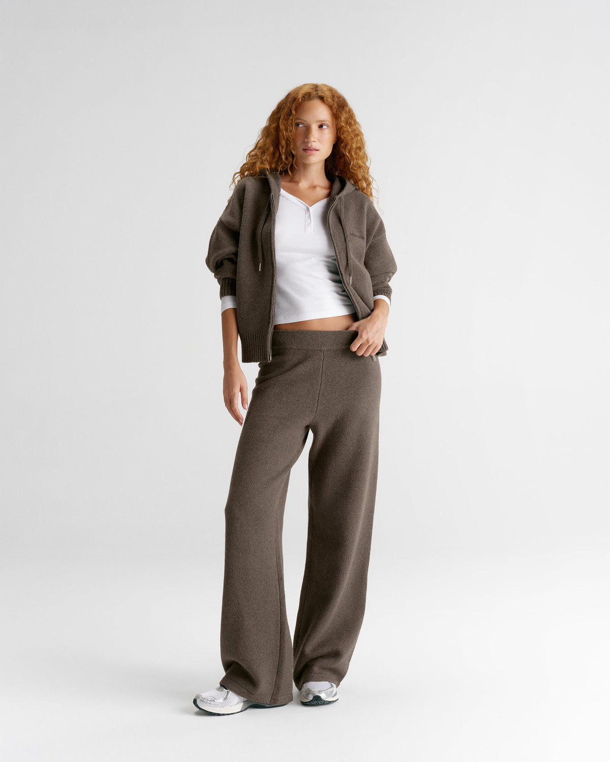 Knit Straight Leg Sweatpants (2 colors)