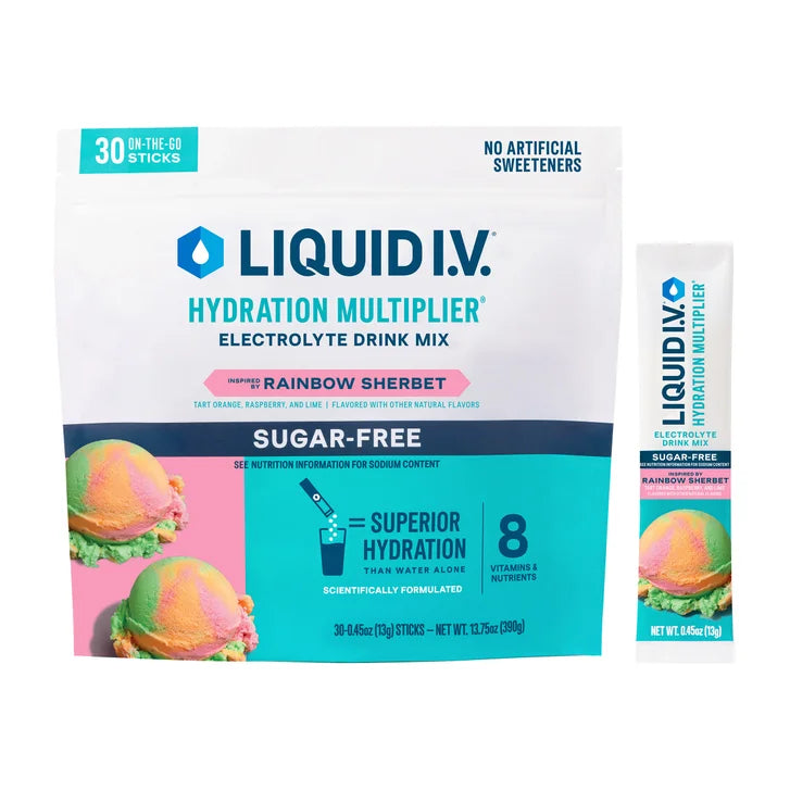 Liquid i.v Hydration Multiplier sugar-free Variety Pack (4 flavors)