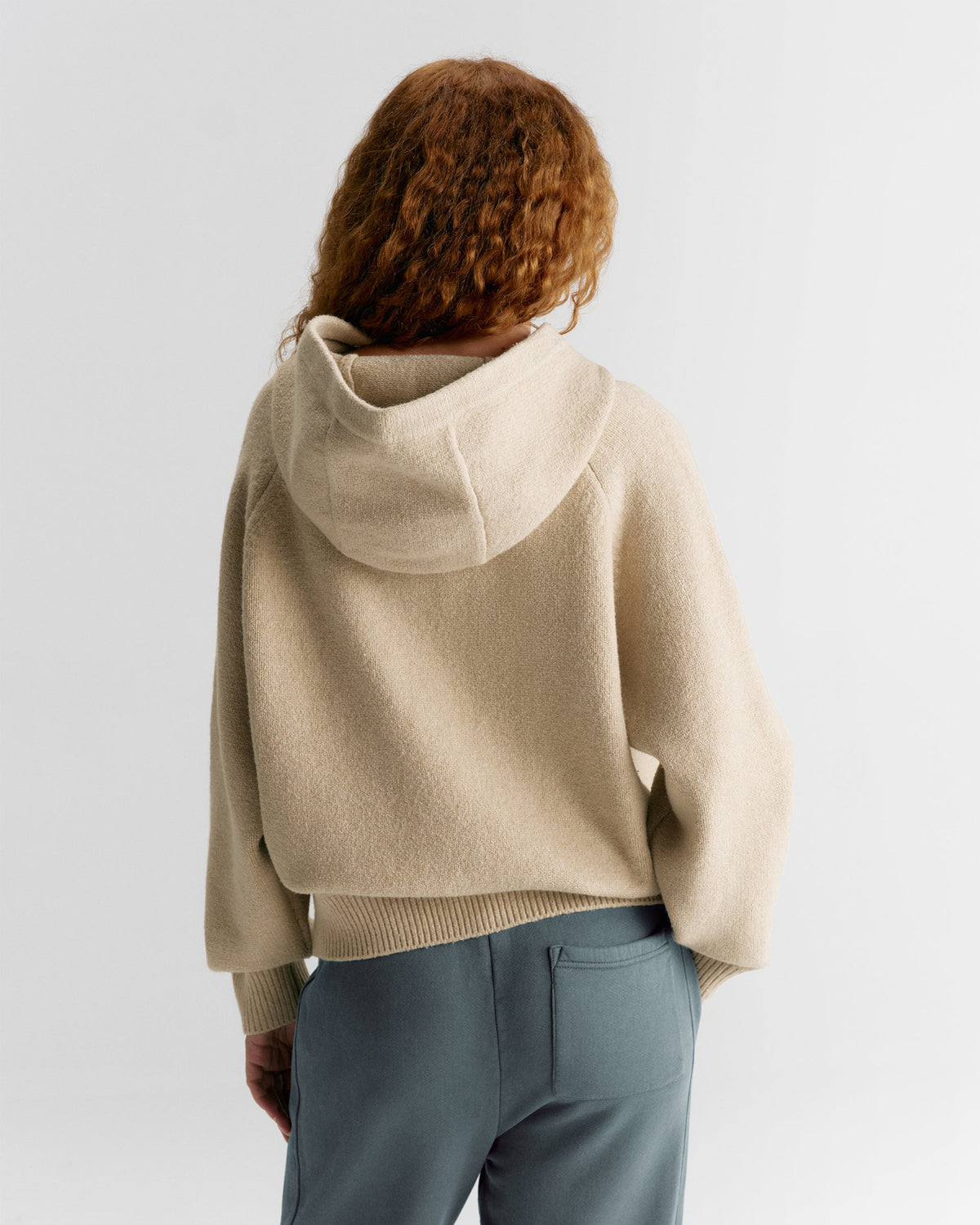 Oversized Knit Hoodie (2 colors)