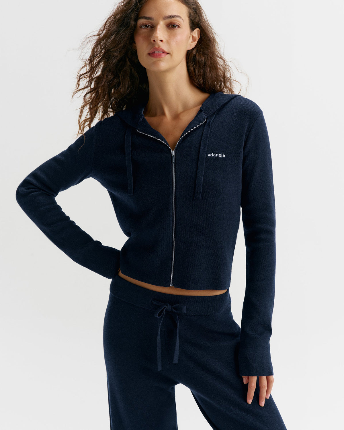 Knit Zip Up Hoodie (3 colors)