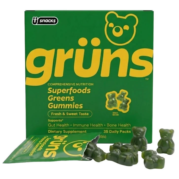 Grüns Adult Greens Gummies, 35 Daily Packs