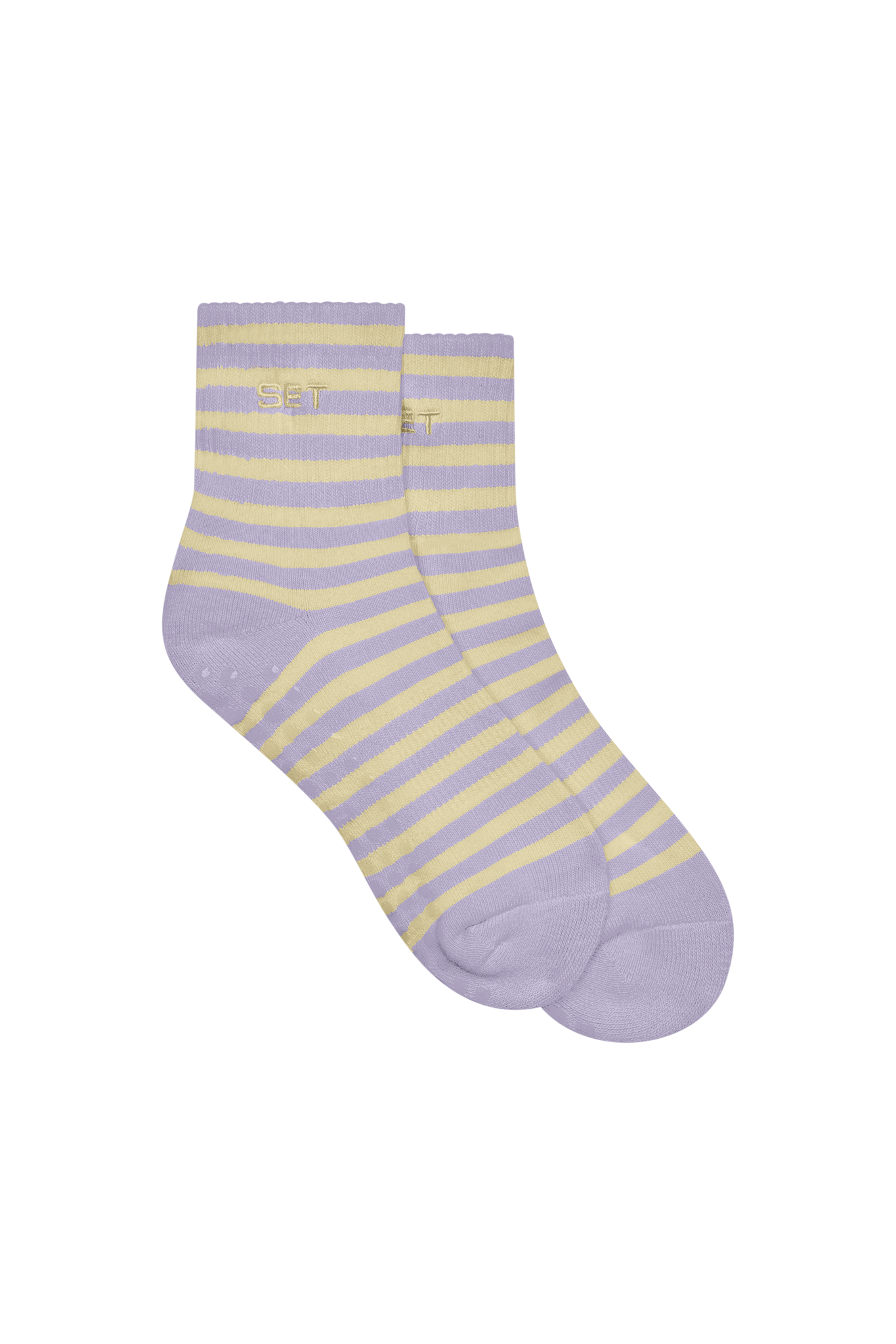 SET Stripe Shorty Grip Socks(2 colors)