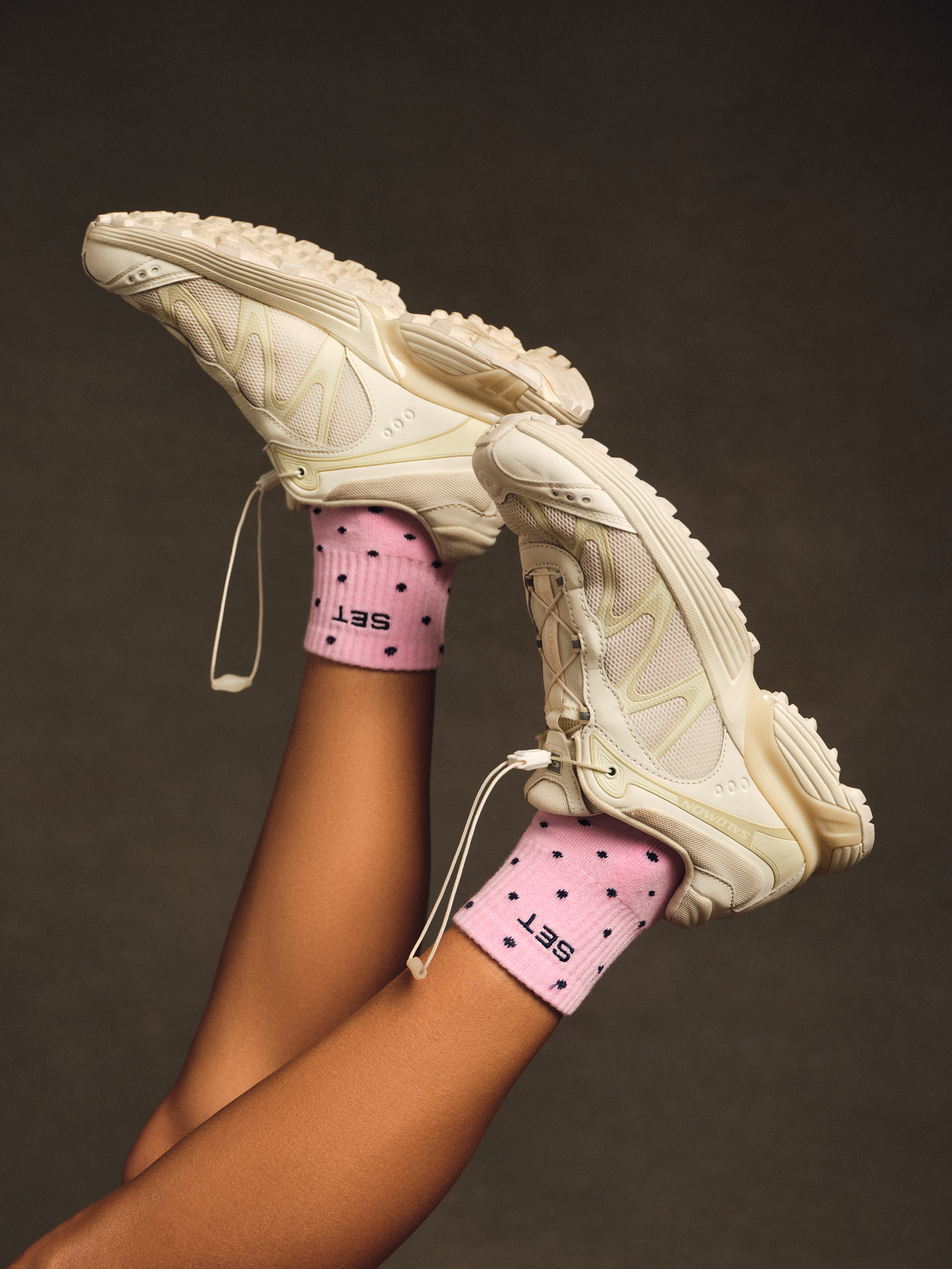 SET Polka Dot Shorty Socks(3 colors)