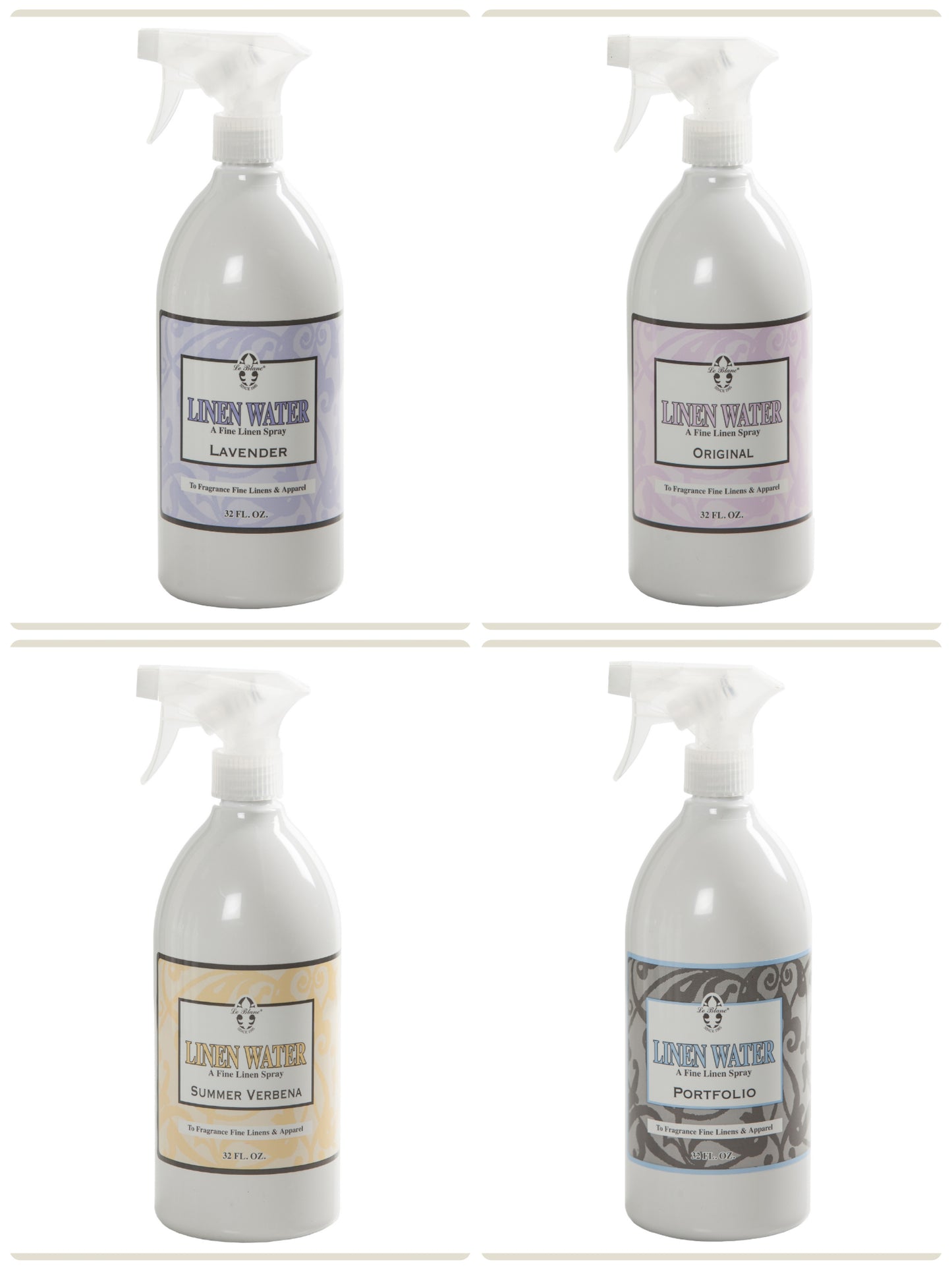 32 OZ LINEN WATER (4 SCENTS)